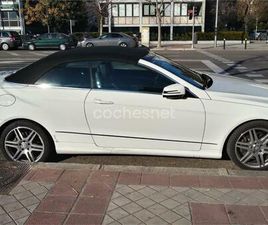 MERCEDES CLASSE E CABRIOLET E 350 MERCEDES-BENZ CLASE E CABRIO E 350