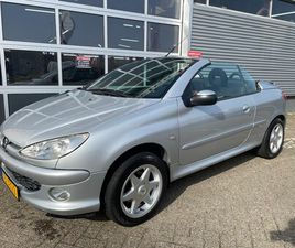PEUGEOT 206 CC PEUGEOT 206 - 1.6I 16V CABRIO, SPORTIEF & ZOMERPROOF