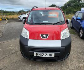 2012 PEUGEOT BIPPER 1.3TD TEPEE OUTDOOR (75BHP) (START/STOP) EGC