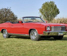 CUSTOM DROP-TOP: 1970 CHEVROLET MONTE CARLO CONVERTIBLE WITH A 454 V8