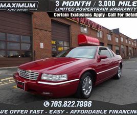 CADILLAC ELDORADO USED 2002 CADILLAC ELDORADO ESC