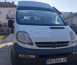OPEL VIVARO COMBI OPEL VIVARO 1.9 POVIŠEN