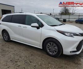 TOYOTA SIENNA 2023 TOYOTA SIENNA XLE 2.5 HYBRYDA 245KM