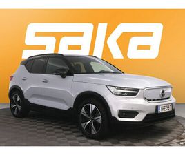 VOLVO XC40 RECHARGE RECHARGE TWIN BUSINESS PLUS AUT ** 1.OM SUOMI-AUTO / VETOKOUKKU / PIXEL / PILOT ASSIST / MUISTI / NAHKA-ALCANTARA /