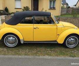 VW COCCINELLE 1303 LS CABRIOLET KARMANN – 1976 – SUCCESSION – HISTORIQUE COMPLET – 83 500 KM