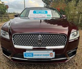 LINCOLN CONTINENTAL 2019 LINCOLN CONTINENTAL 2.0L ECOBOOST SELECT LHD LUXURY SALOON (FORD PRODUCT) SALOON PETROL AUTO...