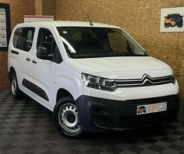 CITROEN BERLINGO XL 3PLACES 1.5HDI UTILITAIRE EUR6D-T