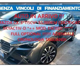 MAZDA CX-3 MAZDA CX-3 115CV EXCEED*NO VINCOLI FINANZIAM*CRONO TAGL AZIENDALE