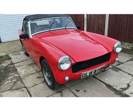 MG MIDGET 1974 MG MIDGET ROUGE MANUEL, 4 VITESSES CONDUITE À DROITE...