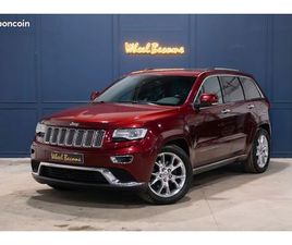 JEEP GRAND CHEROKEE JEEP GRAND CHEROKEE 3,0 V6 CRD 250CV SUMMIT ÉDITION PH 2 BOÎTE ZF8 - CARNET D'ENTRETIEN COMPLET - HARMAN KARDON - FULL CUIR - CHROME