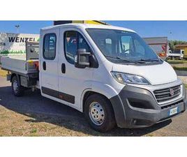 FIAT DUCATO 35 DOP CAB 7 POSTI CASSONE FISSO + GRU