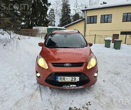 FORD C-MAX, CENA 3 200 €. LIELISKS ĢIMENES AUTO, DĒĻ PLAŠĀ SALONA 2023. SERVISU DECEMBRĪ - SLUDINĀJUMI