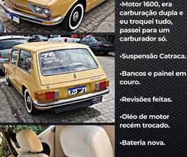 VOLKSWAGEN BRASILIA 1600 2P 1976