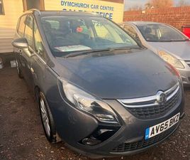 VAUXHALL ZAFIRA VAUXHALL ZAFIRA TOURER 1.4I TURBO TECH LINE MPV 5DR PETROL MANUAL EURO 6 (140 PS)
