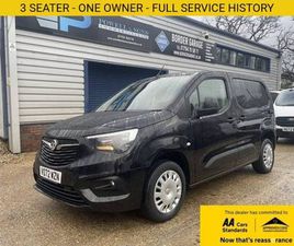VAUXHALL COMBO VAUXHALL COMBO 1.5 TURBO D 2300 SPORTIVE PANEL VAN 5DR DIESEL MANUAL L1 H1 EURO