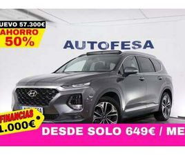 HYUNDAI SANTA FE 2.0 CRDI 185CV 4WD AUTO STYLE 7PLAZAS 5P # TECHO ELE PANORAMICO,NAVY,CUERO