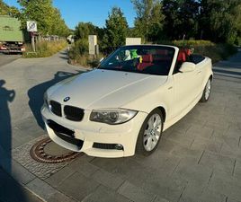 BMW 123D CABRIO MIT M-PAKET, 8-FACH BEREIFT