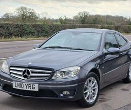 2010 MERCEDES-BENZ CLC CLASS CLC 160 BLUEEFFICIENCY SE 3DR COUPE PETROL MANUAL