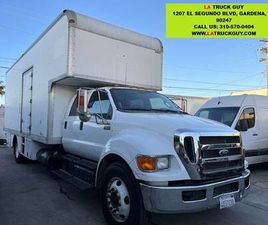2015 FORD F650 CREW CAB 28' 5 TON GRIP MOVING BOX TRUCK 108K LIFTGATE