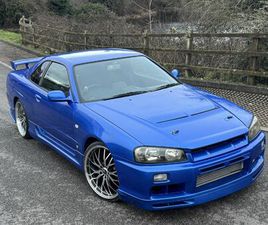 NISSAN SKYLINE R34 GTT. RB25 TURBO MANUAL
