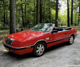 CHRYSLER LE BARON, ZAREJESTROWANY JAKO SAMOCHÓD ZABYTKOWY SKALA - SPRZEDAJEMY.PL