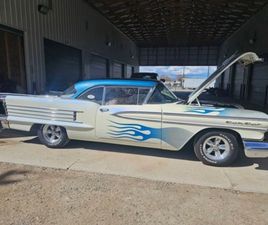 1958 OLDSMOBILE 88 J2 ROCKET, 3X2 CARBS, CUSTOM FLAMES, CHROME TRIM