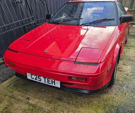 TOYOTA MR TOYOTA, MR2, SALOON, 1985, MANUAL, 1587 (CC), 2 DOORS