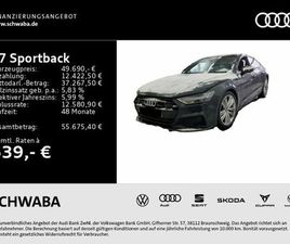 AUDI A7 SPORTBACK 55 TFSI E AUDI A7 SPORTBACK 55 ETFSI QUATTRO S LINE 8-FACH