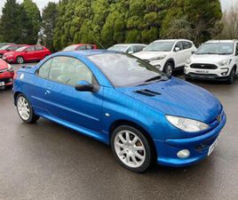 2006 PEUGEOT 206 1.6 ALLURE 2DR [AC] CONVERTIBLE PETROL MANUAL