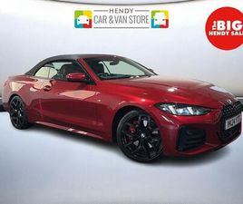 BMW SERIE 4 CABRIOLET 420 2.0 420I M SPORT AUTO EURO 6 (START/STOP) 2DR