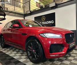 JAGUAR F-PACE V6 3.0 D - 300 CH AWD BVA8 FIRST EDITION, EXCELLENT ETAT GENERAL, ATTELAGE ELEC, LED INTERIEUR, COCK