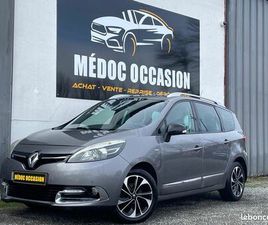 RENAULT GRAND SCÉNIC ◊PREMIÈRE MAIN.7 PLACES MOTEUR À CHAÎNE – GÉNÉRATION 3 PHASE 3 – BOSE EDITION – DCI 130 ? VENTE PROFESSIONNELLE – MÉDOC OCCASION