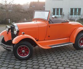 FORD ROADSTER, RESTAURIERT, 1929, GUTACHTEN 2+, HOT ROD
