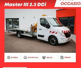 RENAULT MASTER III PROPULSION 2.3 DCI 150CH PORTE VOITURE GRUE