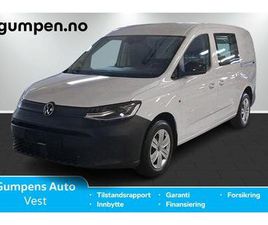 VOLKSWAGEN CADDY MAXI CARGO MAXI PLUSS 122HK DSG AUTOMAT, LAV KM, RIKTIG UTST