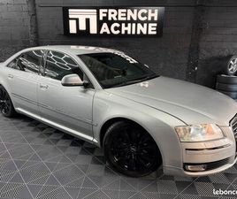 AUDI A8 AUDI A8 3.2 V6 FSI 260 QUATTRO TIPTRONIC – 96 402 KM – SUSPENSION PNEUMATIQUE – SIÈGES CHAUFFANTS/VENTILÉS/MASSANT - BOSE - HISTORIQUE COMPLET