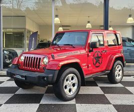 JEEP WRANGLER 3.8 V6 200CH BVA SAHARA 3 PORTES