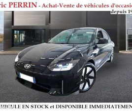 HYUNDAI IONIQ 6 ÉLECTRIQUE CRÉATIVE 77 KW – 229 CH – AUTONOMIE 537 KM - 12/2023 – GARANTIE USINE - 28.500 KM – NOIRE INTÉRIEUR BEIGE - TVA RÉCUPÉRABLE POUR TAXI