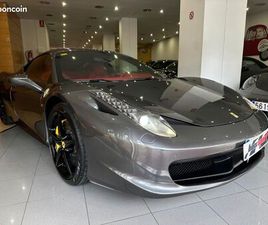 FERRARI 458 ITALIA V8 4.5L F1 570CH | CARBONE CÉRAMIQUE • 1ÈRE MAIN • ENTRETIEN FERRARI • NON ACCIDENTÉE