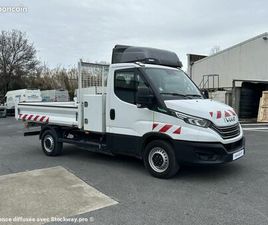 IVECO DAILY BENNE COFFRE BAS GAZ NATUREL 35S14 DE 2.80 CLIM BOITE AUTO