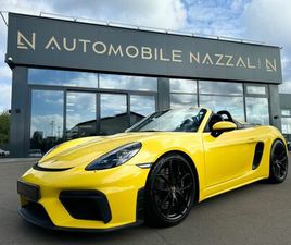 PORSCHE 718 BOXSTER SPYDER PORSCHE BOXSTER SPYDER 718*PASM*APPROVED:06.2028*