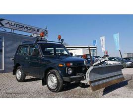 LADA NIVA BASIS 4X4 WINTERDIENSTFAHRZEUG SCHNEESCHILD SALZST
