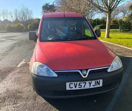 !REDUCED TO £2495! CONVERTED VAN! VAUXHALL, COMBO, CAR DERIVED VAN, 2007, MANUAL, 1248 (CC)