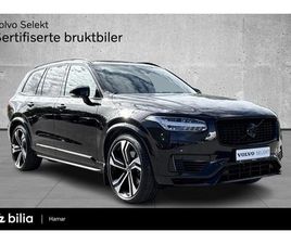 VOLVO XC90 T8 VOLVO XC90 T8II LR ULTIMATE DARK B&W, LUFT, 360CAM, HUD, MASSASJE 2025 SVART