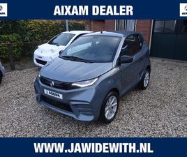 AIXAM BROMMOBIEL CITY PACK AMBITION PARKEERSENSOREN, CENTRALE DEURVERGRENDELING, ELEKTRISCHE RAMEN, RADIO, LICHTMETALEN VELGEN