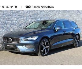 VOLVO V60 T6 PLUG-IN HYBRID AWD PLUS BRIGHT | MORITZ LEDER CHARCOAL BEKLEDING | DEALERONDERHOUDEN | LONG RANGE | GETINTE RAMEN ACHTER | 19
