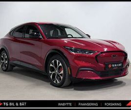 FORD MUSTANG MACH-E SR AWD 371HK (400KM) - ACC/NAVI/SKINN/RYGGE +++