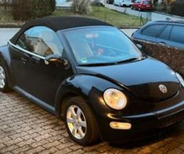 VOLKSWAGEN VW NEW BEETLE CABRIO 1.6 SCHWARZ/BEIGE TÜV...