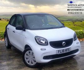 SMART FORFOUR 2018 SMART FORFOUR 1.0 PURE HATCHBACK 5DR PETROL MANUAL EURO 6 (START/STOP) (71 PS) HATCHBACK PETROL MANUAL