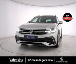 VOLKSWAGEN TIGUAN ALLSPACE VOLKSWAGEN TIGUAN ALLSPACE 2.0 TDI 200 CV SCR DSG 4MOTION R-LINE DEL 2020 USATA A ROMA